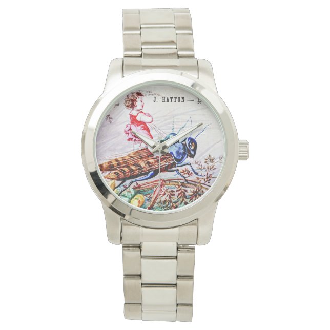 Child Riding Grasshoppers Watch (Front)