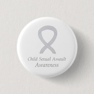 Child Sexual Assault Awareness White Ribbon Pin