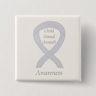 Child Sexual Assault Awareness White Ribbon Pin