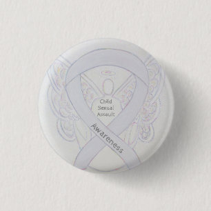 Child Sexual Assault Awareness White Ribbon Pin