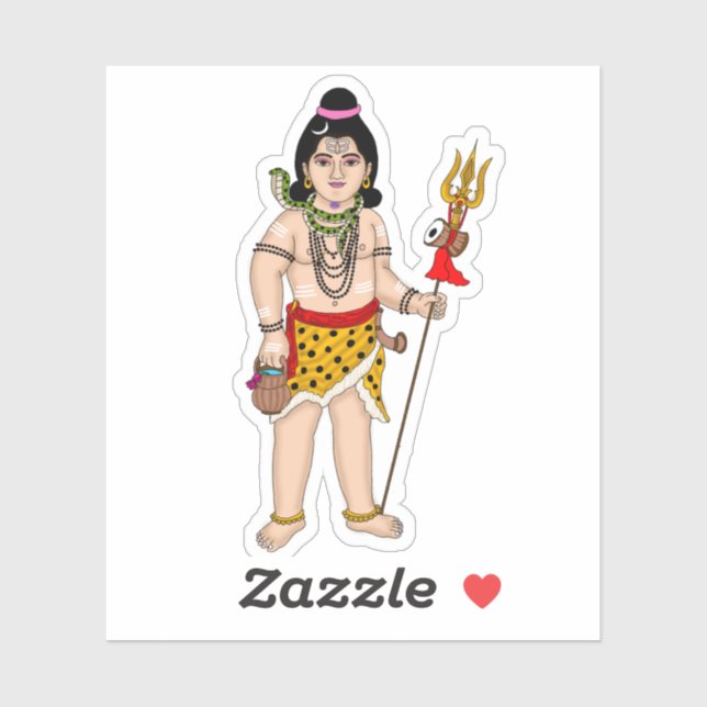 Child Shiva Sticker (Sheet)