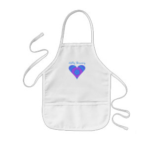 Child Size Personalised Heart Apron