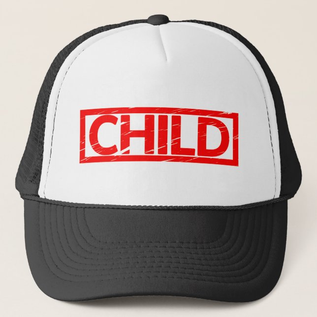 Child Stamp Trucker Hat (Front)