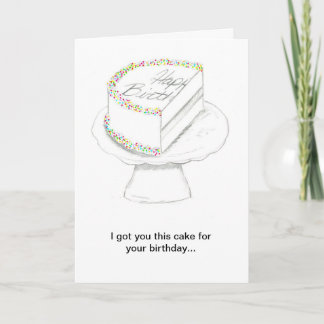 Child Support Birthday Card