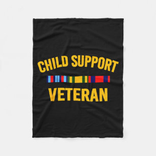 Child Suprt Veteran Shirts Patriots Veteran Flag  Fleece Blanket