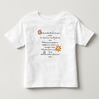 Child T - Praise Poem Toddler T-Shirt