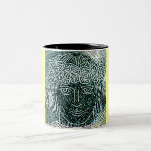 Child Warrior Two-Tone Coffee Mug