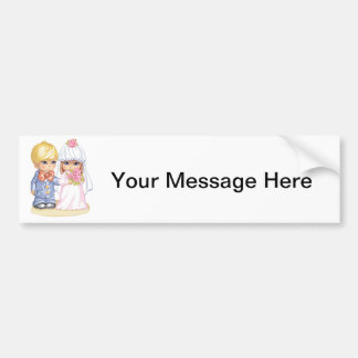 Child Wedding Dress Up Bumper Sticker