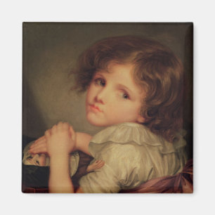 Child with a Doll Magnet