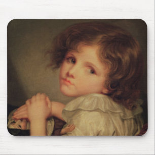 Child with a Doll Mouse Mat