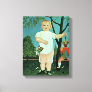 Child with a Puppet, c.1903 (oil on canvas) Canvas Print