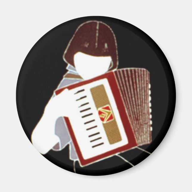 Child with Accordion Magnet (Front)