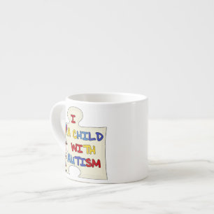 Child WIth Autism Brunette Girl 2 Espresso Cup