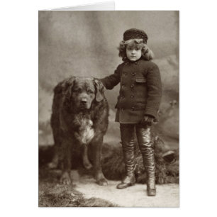 Child With Dog, C1885
