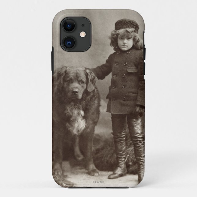 Child With Dog, C1885 Case-Mate iPhone Case (Back)