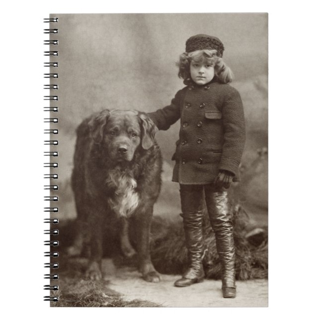 Child With Dog, C1885 Notebook (Front)