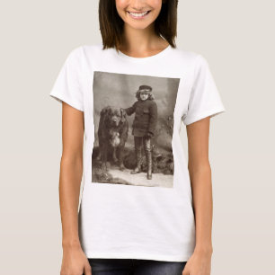 Child With Dog, C1885 T-Shirt