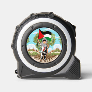 Child with Keffiyeh Palestine Flag and Olive Tree  1