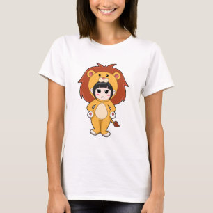 Child with Lion Costume T-Shirt