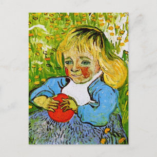 Child with Orange Van Gogh Fine Art Postcard