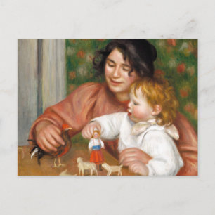 Child with Toys painting by Auguste Renoir Postcard
