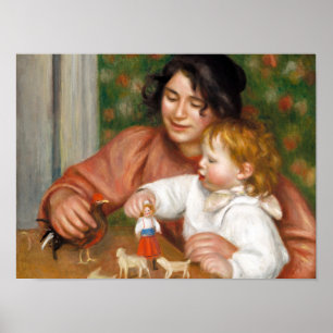 Child with Toys painting by Auguste Renoir Poster