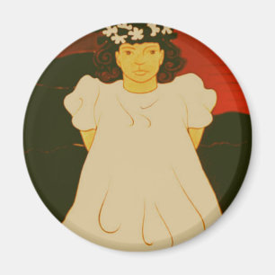 Child with Wreath Magnet