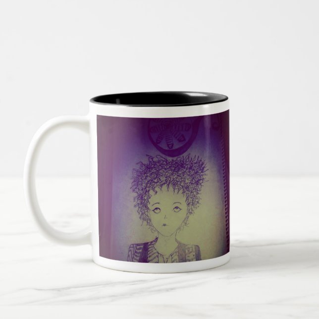 Child wonder Two-Tone coffee mug (Left)