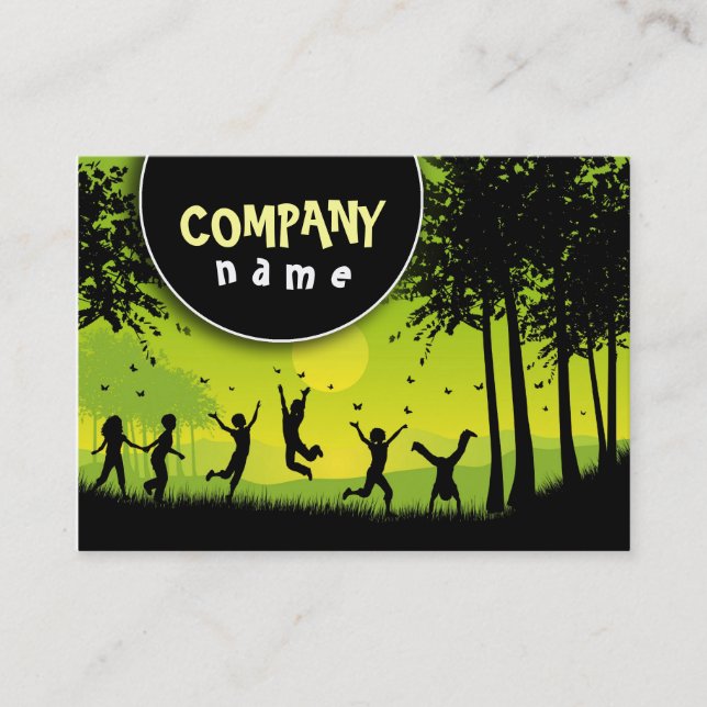 Childcare/babysitting Business Card (Front)