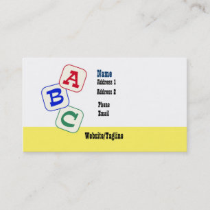 Childcare Business Card
