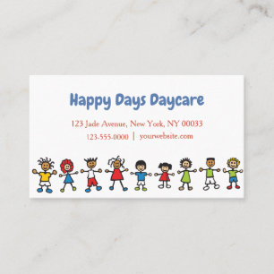 Childcare Daycare Babysitter Business Card