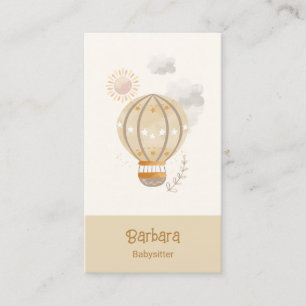  ChildCare Nanny Babysitter Daycare QR CODE Business Card