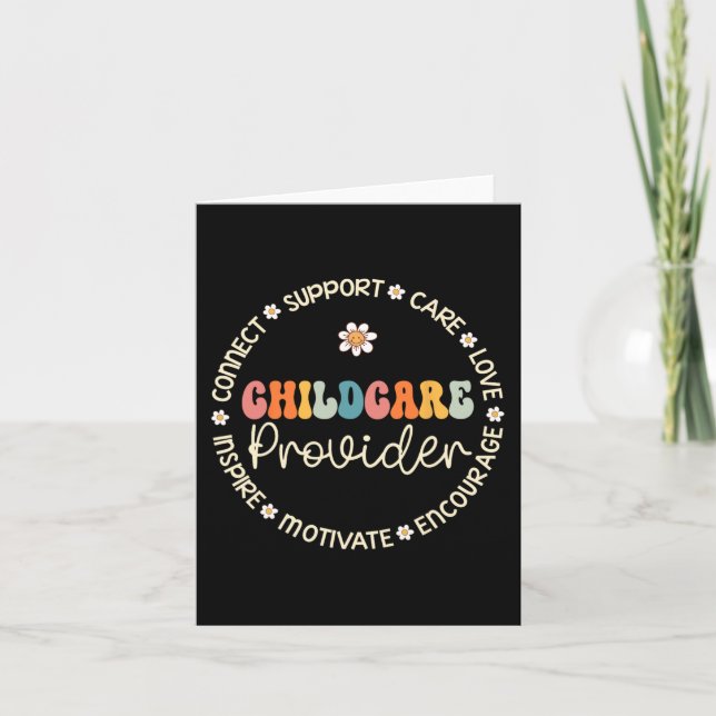 Childcare Provider Appreciation Week Back to Schoo Card (Front)