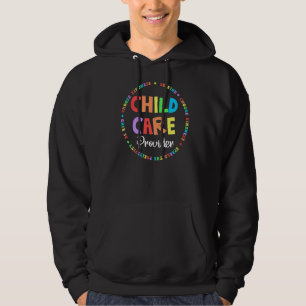 Childcare Provider Director Daycare Crew School Te Hoodie