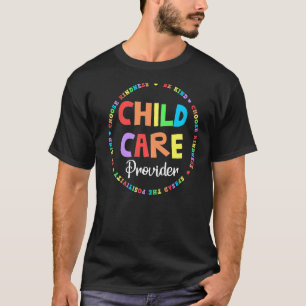 Childcare Provider Director Daycare Crew School Te T-Shirt