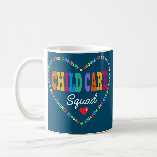 Childcare Squad Director Daycare School Provider Coffee Mug (Left)