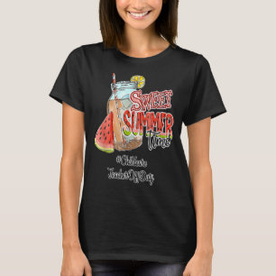 Childcare Teacher Off Duty Summer Break Sweet Summ T-Shirt