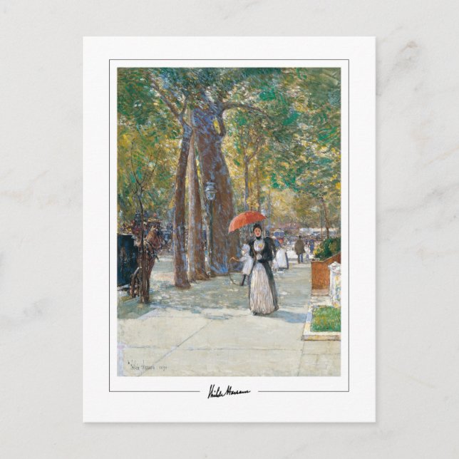 Childe Hassam #241-2 - Fine Art Postcard (Front)