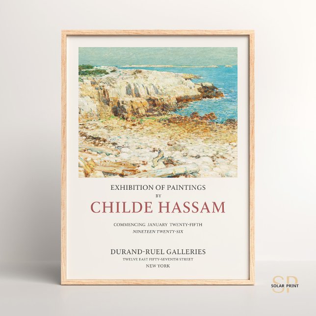 Childe Hassam A North East Headland Coastal Landsc Poster (Creator Uploaded)