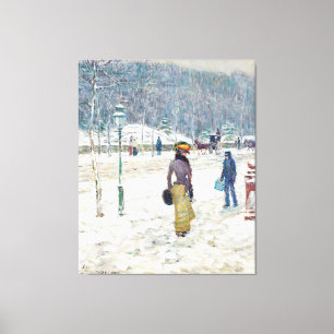 Childe Hassam art style Canvas Print