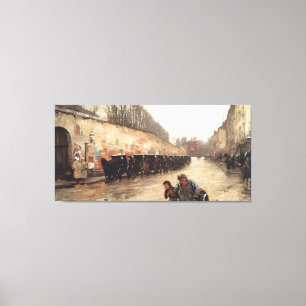 Childe Hassam art style Canvas Print