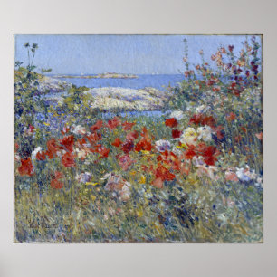 Childe Hassam Celia Thaxter's Garden Poster