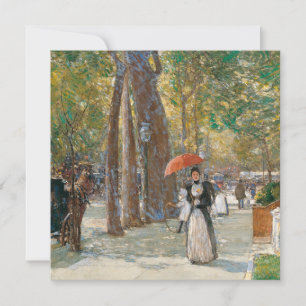 Childe Hassam - Fifth Avenue At Washington Square, Holiday Card
