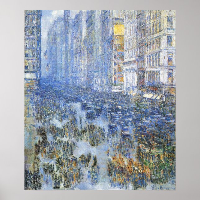 Childe Hassam - Fifth Avenue Poster (Front)