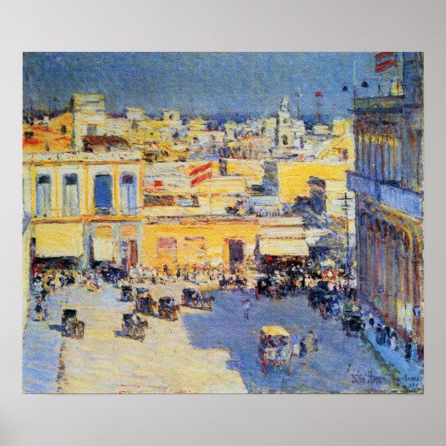 Childe Hassam - Havana, Cuba Poster (Front)