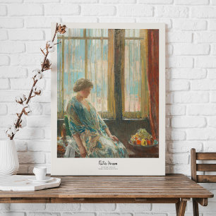 Childe Hassam New York Window 1912 Art Exhibition Canvas Print