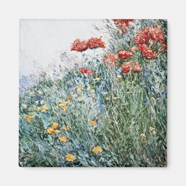 Childe Hassam - Poppies, Appledore Magnet (Front)