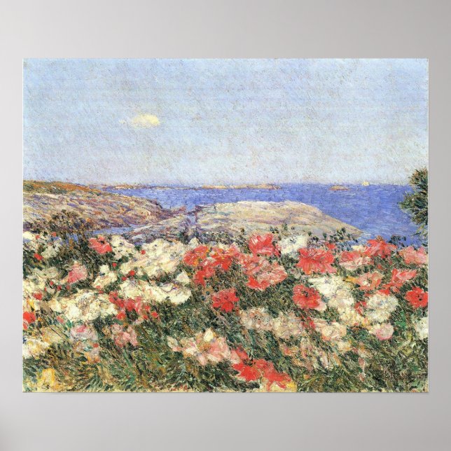 Childe Hassam - Poppies on the Isles of Shoals Poster (Front)