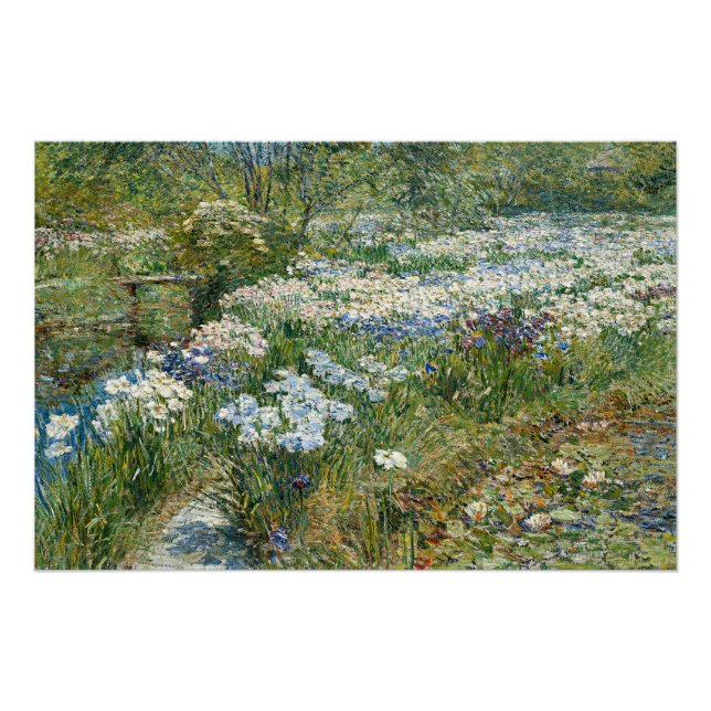Childe Hassam - The Water Garden Poster (Front)