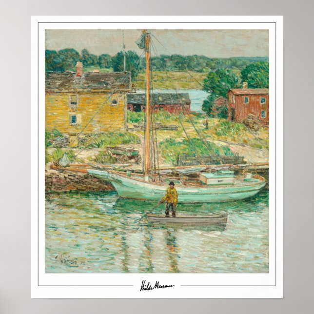 Childe Hassam Zedign Art Poster #24-2 (Front)